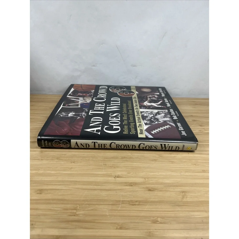 And the Crowd Goes Wild 1999 1st Ed Book + 2 Audio CDs‎ Bob Costas